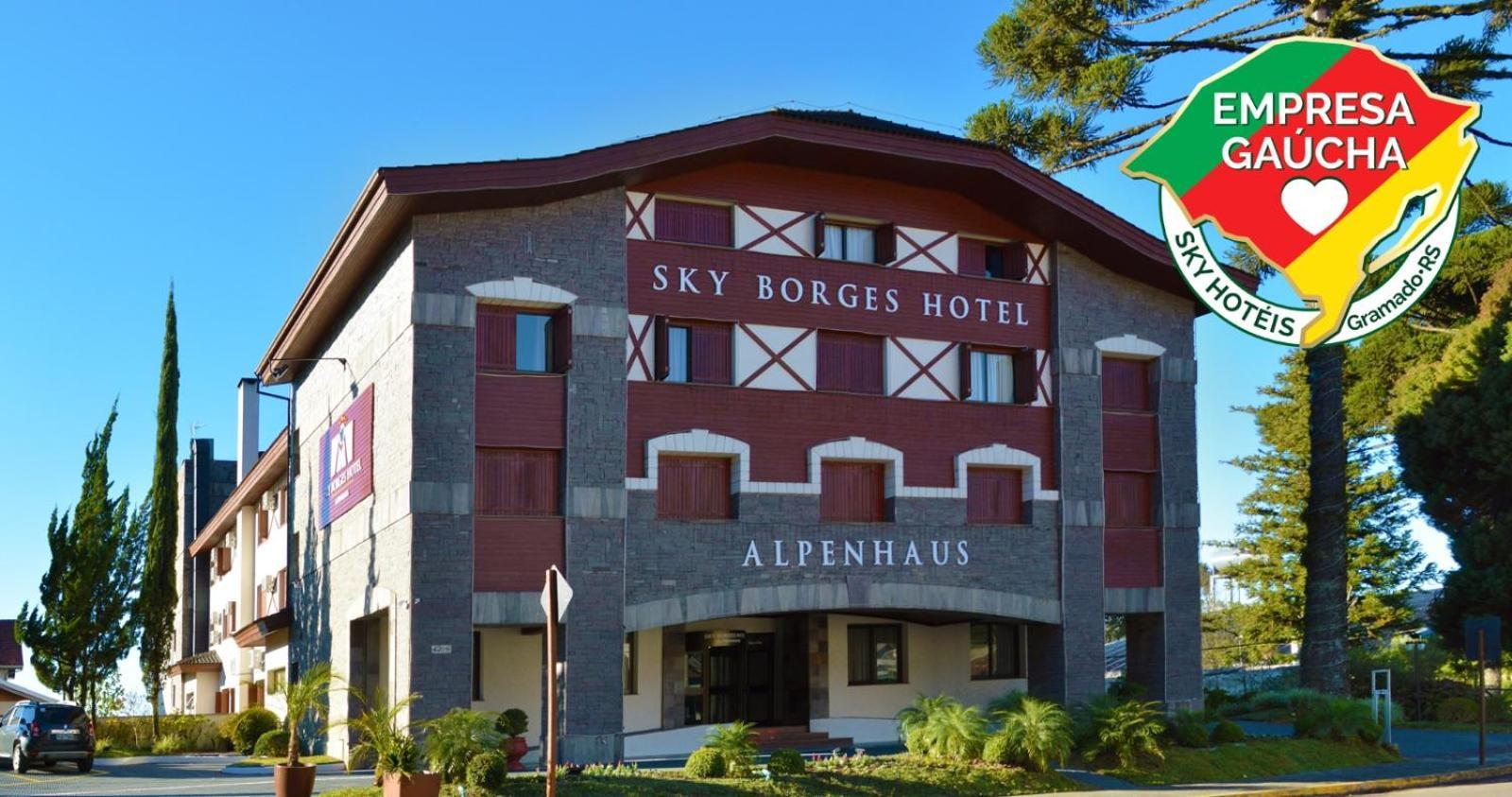 Sky Borges Hotel Alpenhaus - Gramado Dış mekan fotoğraf
